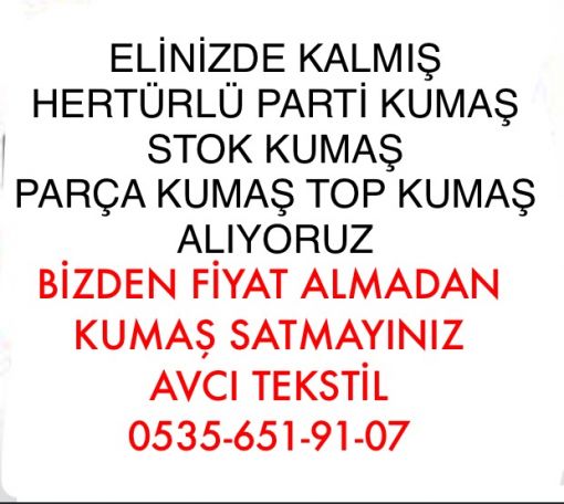  Top kumaş alanlar 