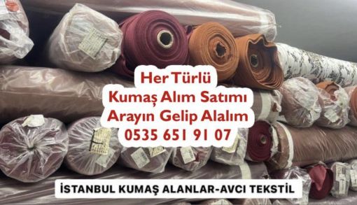  İstanbul’da kumaş kime satılır, İstanbul kumaş alan firmalar, İstanbul parti kumaşçılar, İstanbul’da kumaş kime satabilirim, İstanbul’da kumaş alıcıları, açısından en yoğun şehirlerin başında gelir. Mobilya, giyim, tekstil ve benzeri tüm sektörlerin çok gelişmiş olduğu bu şehirde kumaş alım-satımı oldukça fazladır. Terzi, tekstil fabrikası, konfeksiyoncu ve benzeri işletmelerde üretim sonrası fire olan veya fazla gelen kumaş çeşitleri kumaşçı firmalar tarafından satın alınır.