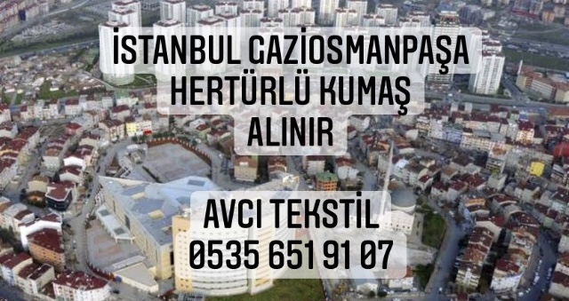 Gaziosmanpaşa Kumaş Alanlar |05356519107|