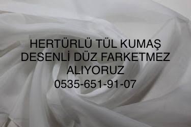  Tül kumaş alanlar 