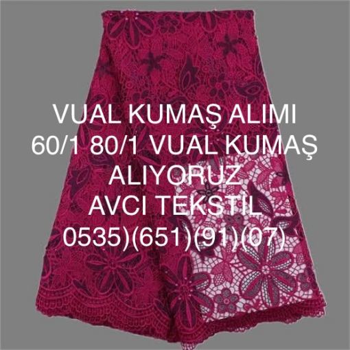  Vual kumaş alanlar