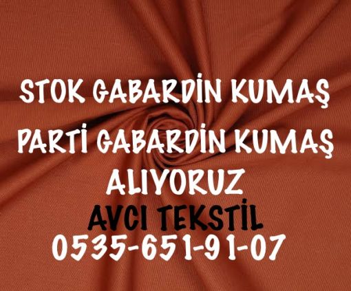  Gabardin kumaş alanlar 